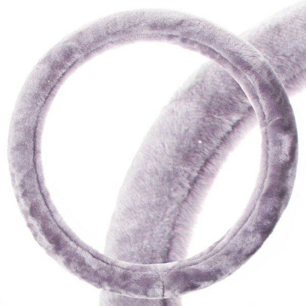 Оплетка SKYWAY искусственный мех M Arctic- 3 Серая S01107025