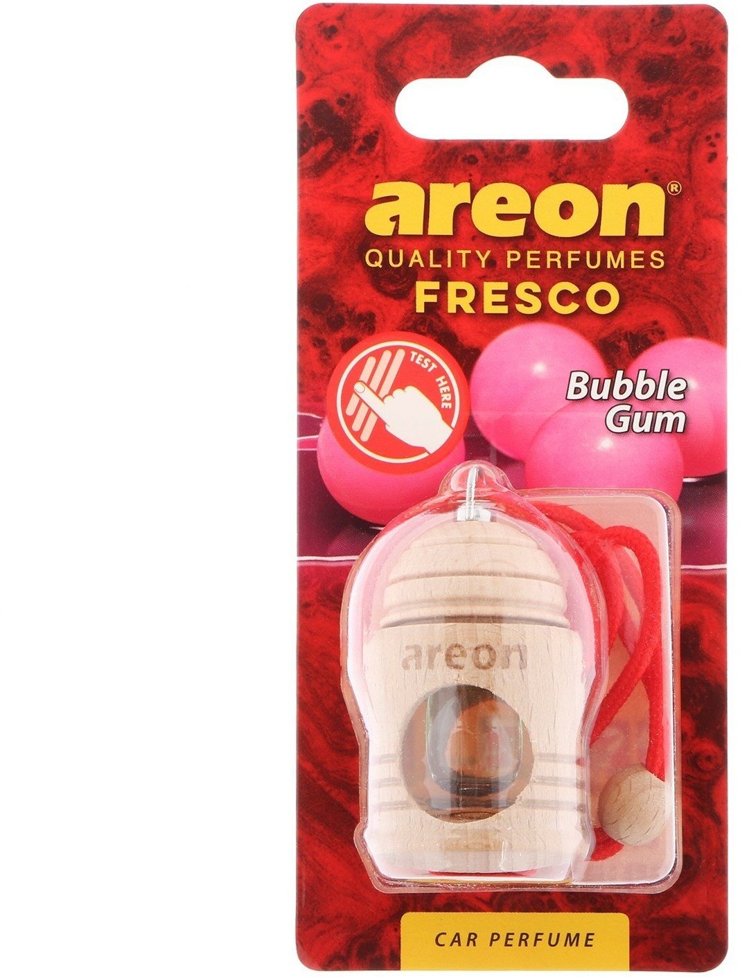 Ароматизатор  AREON FRESCO Bubble Gum Бабл гам жидкий подвесной  8мл