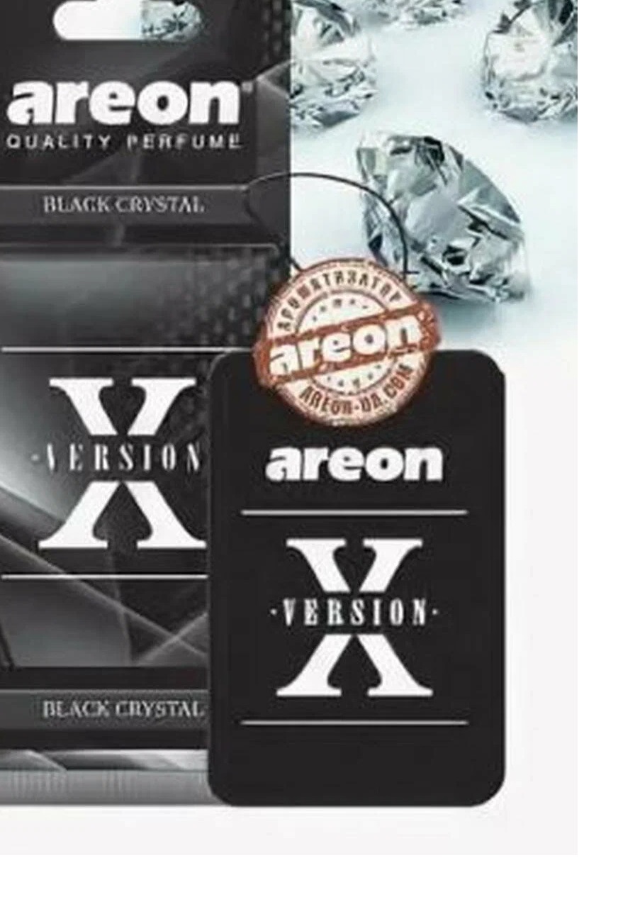 Ароматизатор подвесной сухой AREON X-VERSION Black Cristal 704-AXV-011
